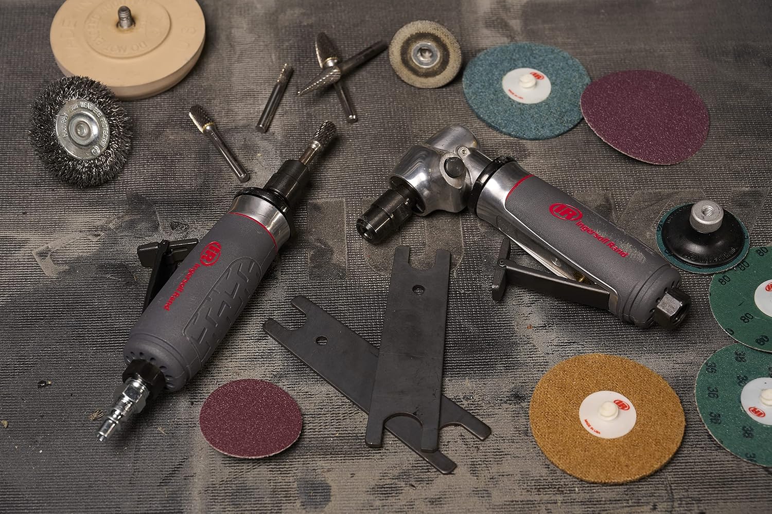 INGERSOLL Ingersoll Rand 5102MAX Air Die Grinder Right Angle 0.4 HP 20000 RPM Grey