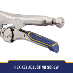 IRWIN IRHT82578 VISE-GRIP Locking Pliers Fast Release Curved Jaw with Wire Cutter 10-Inch