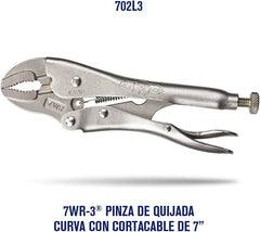 IRWIN 702L3 VISE-GRIP Original Locking Pliers with Wire Cutter 7 Inch