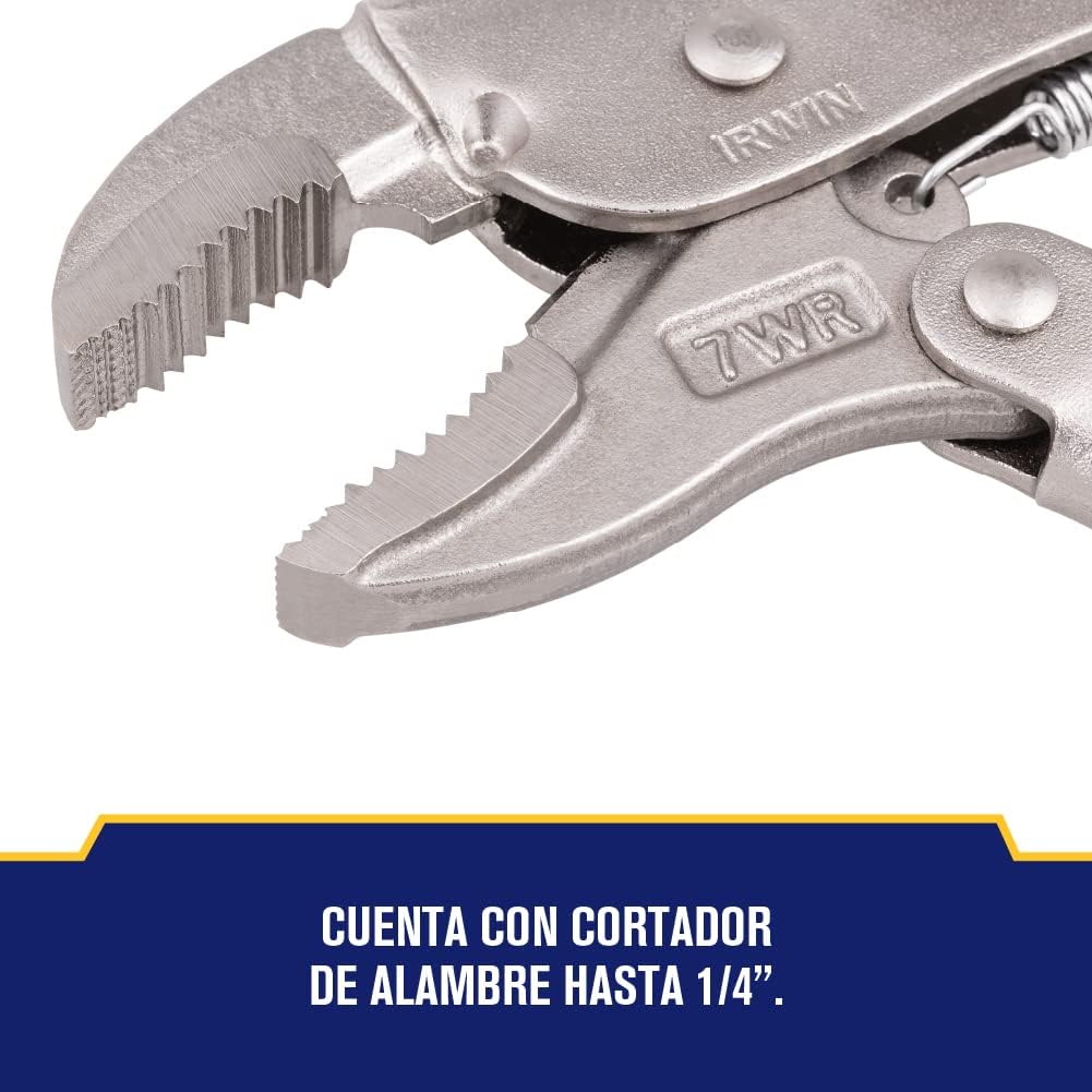 IRWIN IRWIN 702L3 VISE-GRIP Original Locking Pliers with Wire Cutter 7 Inch
