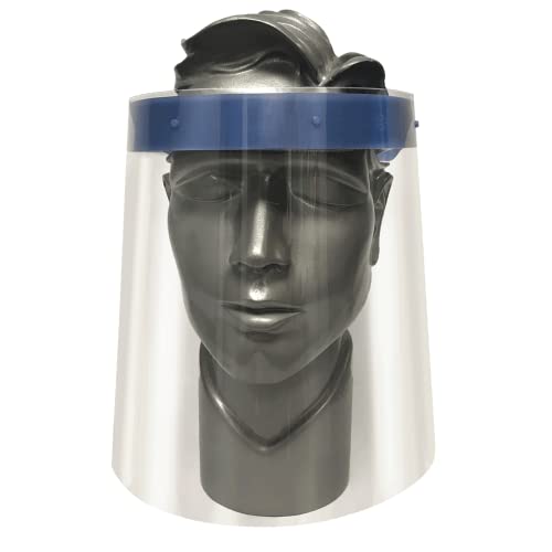 JACKSON SAFETY Jackson Safety 14350 Face Shield Mask Kit For Medical Protection, Healthcare Workers, 9 x 14 Fog Resistant Window