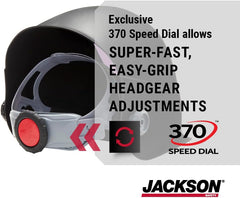 Jackson Safety 46250 TRANSLIGHT 555+ Auto Darkening Welding Helmet 3.86 x 3.23 Viewing Area