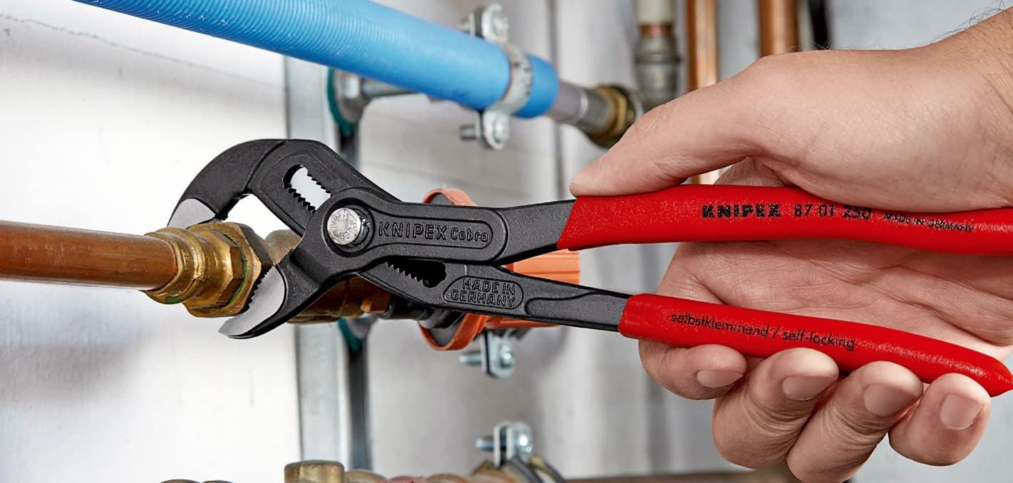 KNIPEX Knipex 8701250 Cobra 10 Inch Water Pump Pliers 25 Adjustments