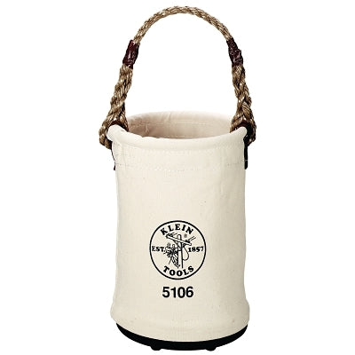 KLEIN TOOLS Klein Tools 5106 Straight-Wall Bucket No. 6 Canvas 14-Inch