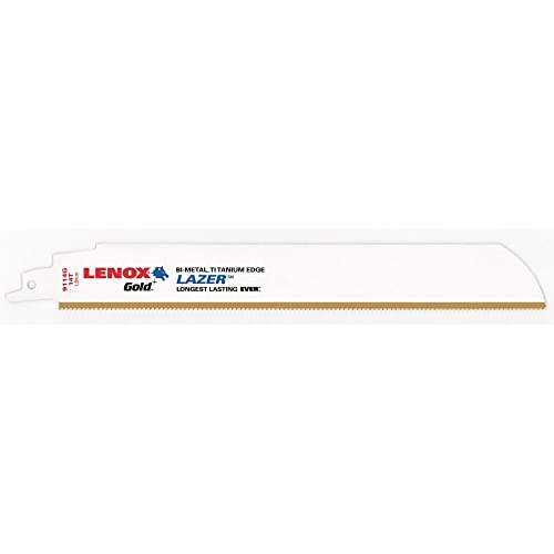 LENOX Lenox 210989114GR Tools 210989114GR Gold Power Arc Reciprocating Saw Blade 9-inch 14 TPI 5-Pack