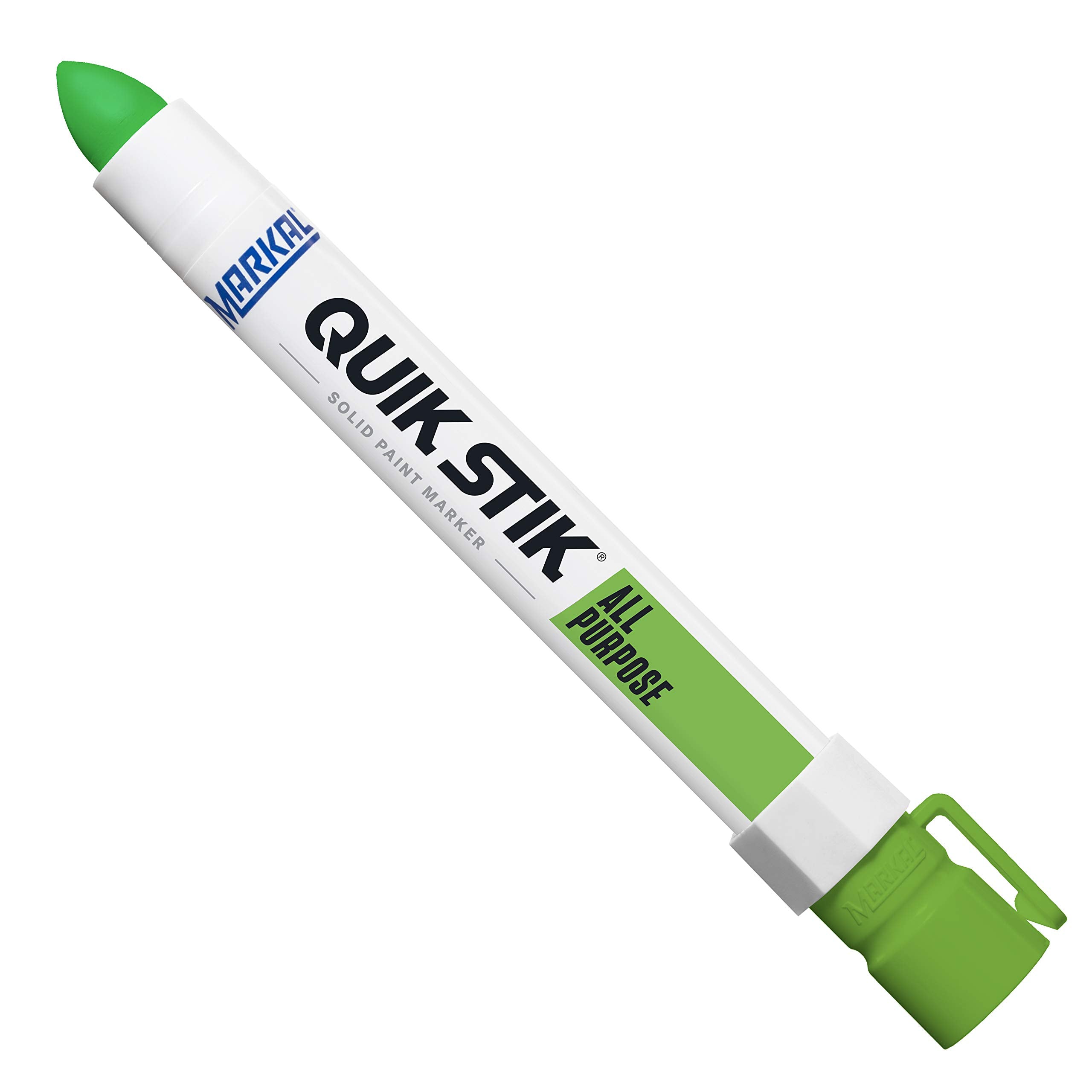 MARKAL Markal 61042 Quik Stik All Purpose Solid Paint Marker, Fluorescent Green