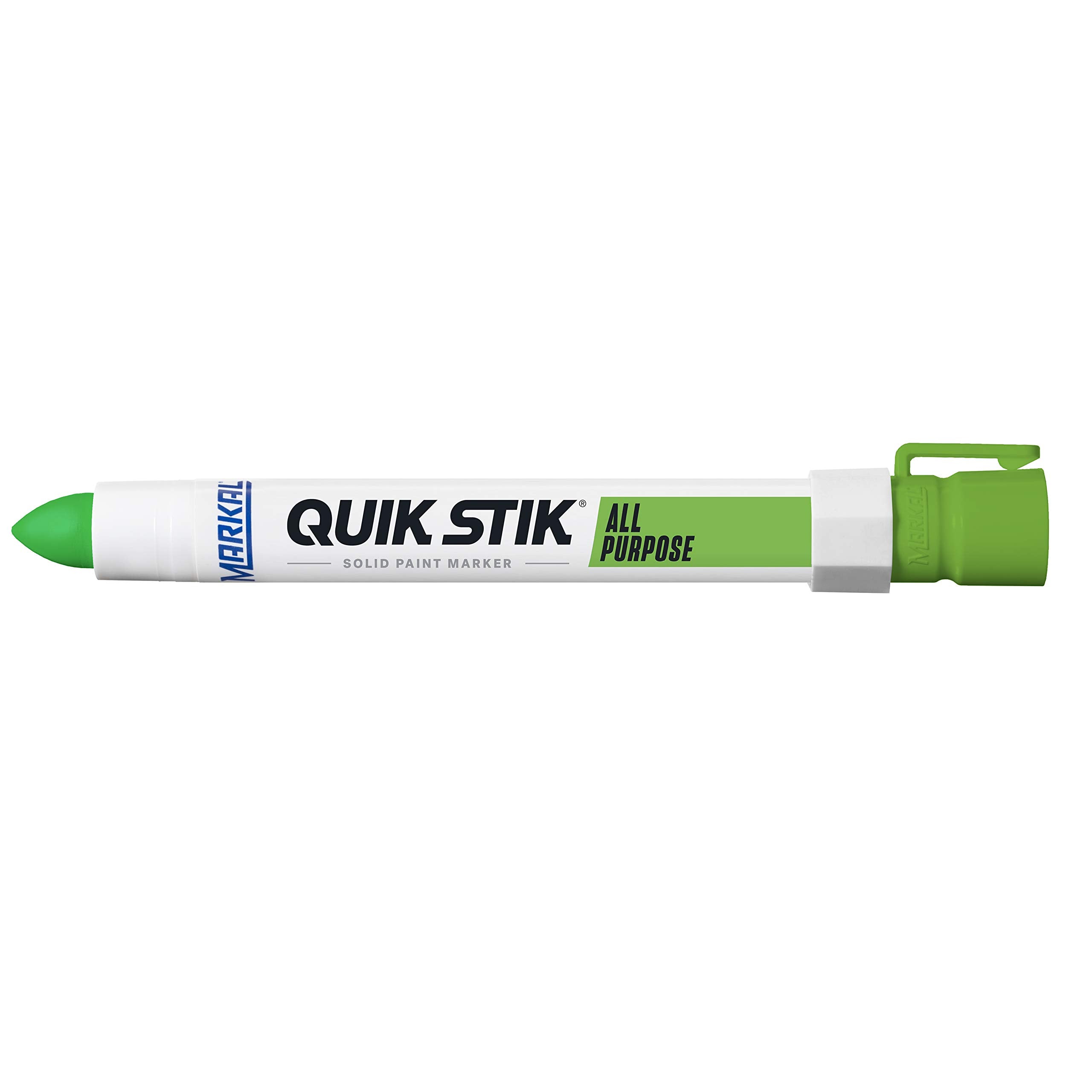 MARKAL Markal 61042 Quik Stik All Purpose Solid Paint Marker, Fluorescent Green