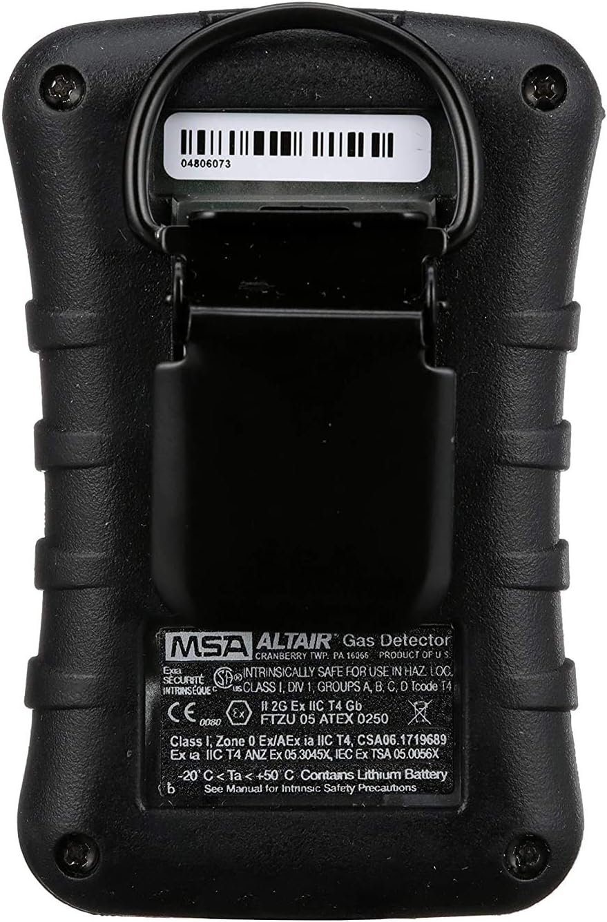 MSA SAFTEY MSA 10092521 ALTAIR Single-Gas Detector Hydrogen Sulfide H2S 15 PPM