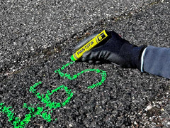 Markal 82836 F Paintstik Rough Surfaces Solid Paint Marker Flourescent Green Pack of 12