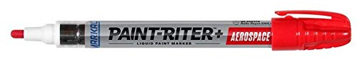 MARKAL Markal 96894 Paint-Riter Aerospace Paint Marker Red Pack of 12