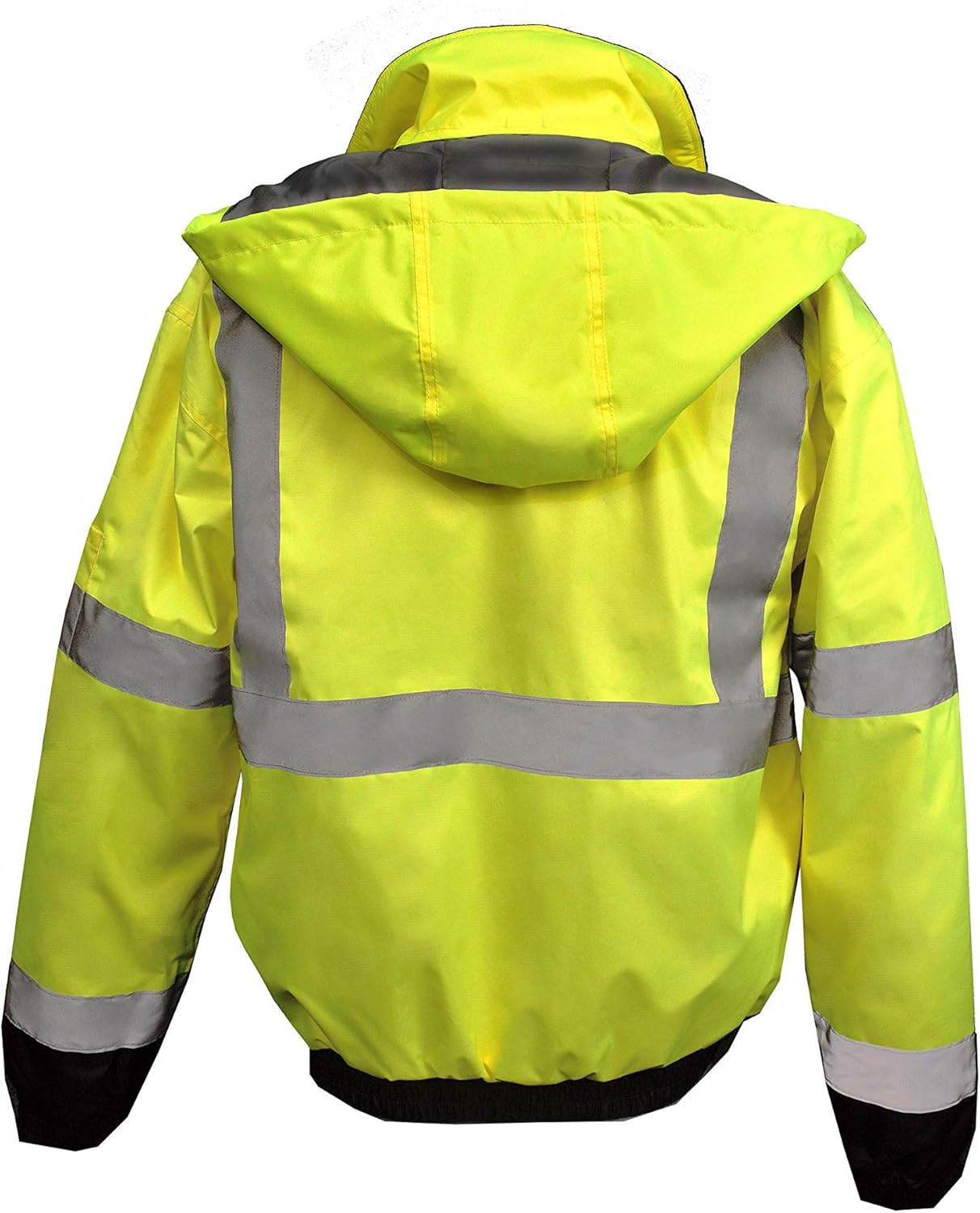 RADIANS Radians SJ11QB-3ZGS-M Class3 High Visibility Bomber Jacket with Quilted Liner Medium