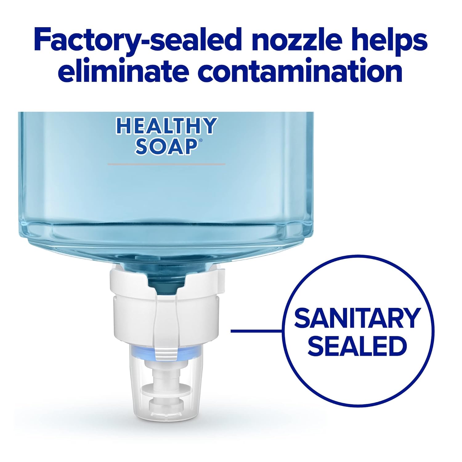 PURELL Purell 5085-02 Brand Clean Release Technology Healthy Soap High Performance Foam Fragrance Free 1200 mL Refill for Purell ES4 Manual Soap Dispenser Pack of 2