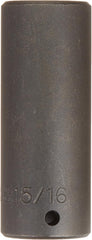 Proto J7330H Impact Socket 1/2 In Dr 15/16 In 6 pt
