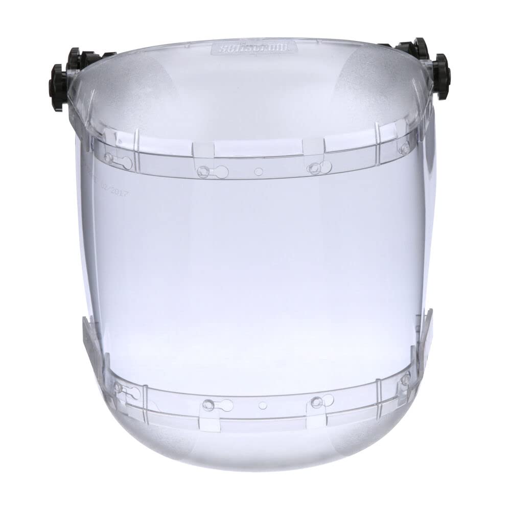 SELLSTROM Sellstrom S38540 Dual Crown Safety Face Shield Clear Anti-Fog Coating