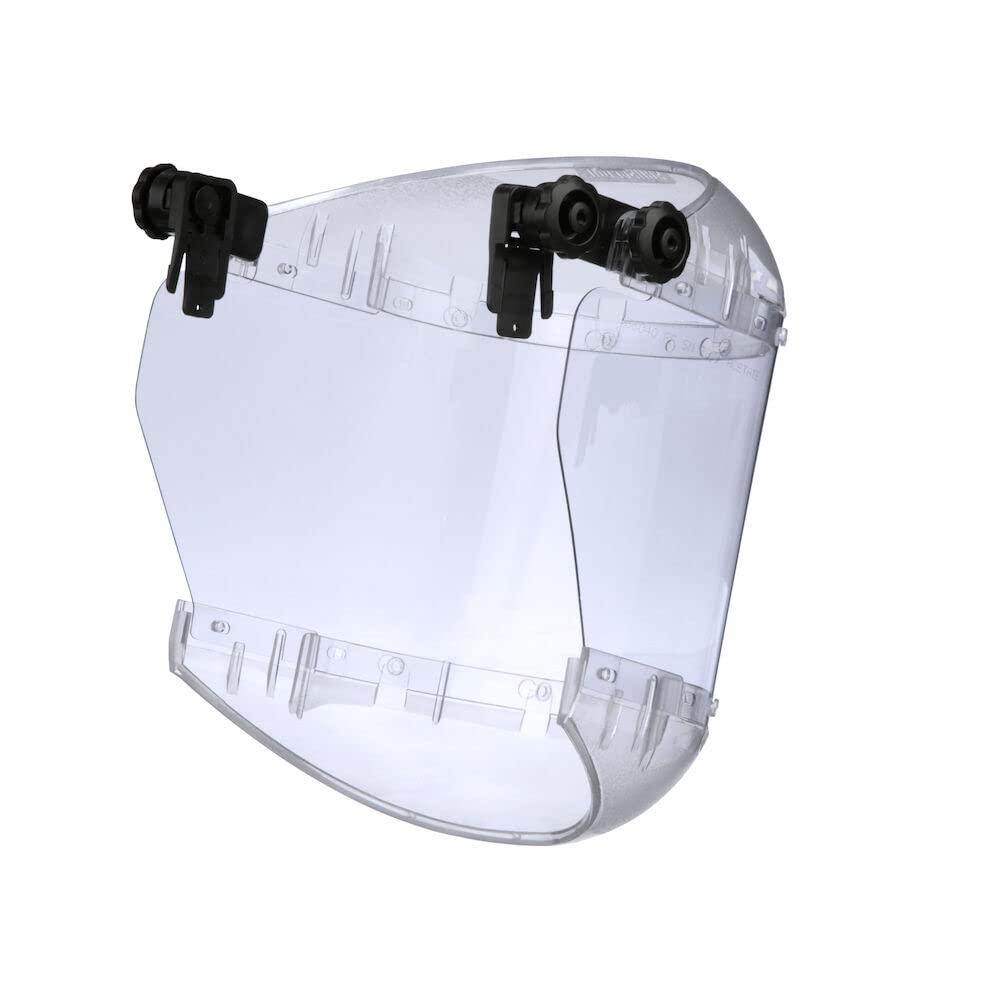 SELLSTROM Sellstrom S38540 Dual Crown Safety Face Shield Clear Anti-Fog Coating