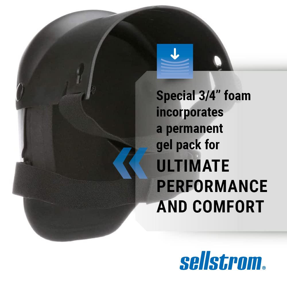 SELLSTROM Sellstrom S96211 Hybrid Ultra Flex III KneePro Knee Pads With Built-In Gel Pack For Max Comfort And Durability