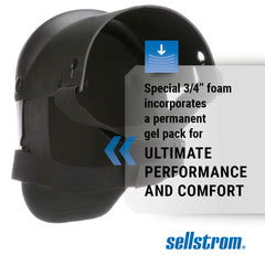 Sellstrom S96211 Hybrid Ultra Flex III KneePro Knee Pads With Built-In Gel Pack For Max Comfort And Durability