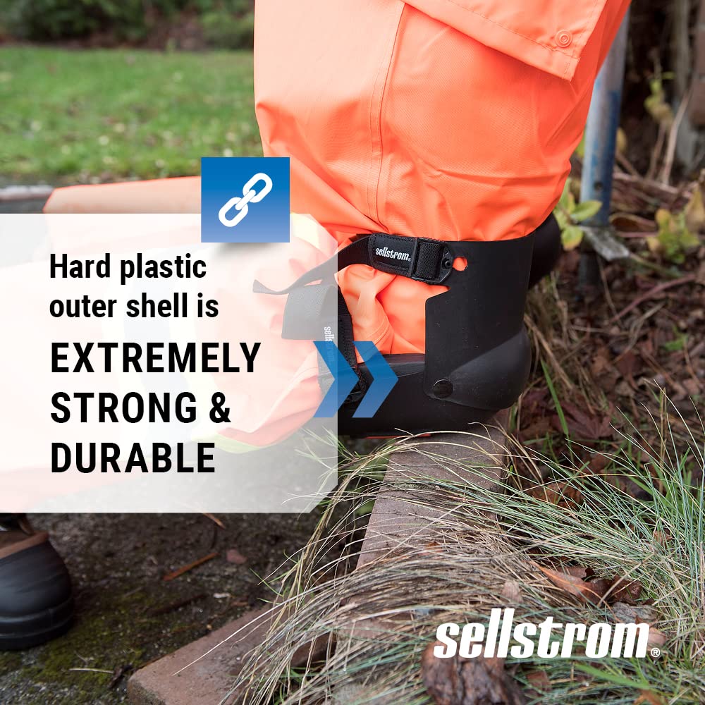 SELLSTROM Sellstrom S96211 Hybrid Ultra Flex III KneePro Knee Pads With Built-In Gel Pack For Max Comfort And Durability