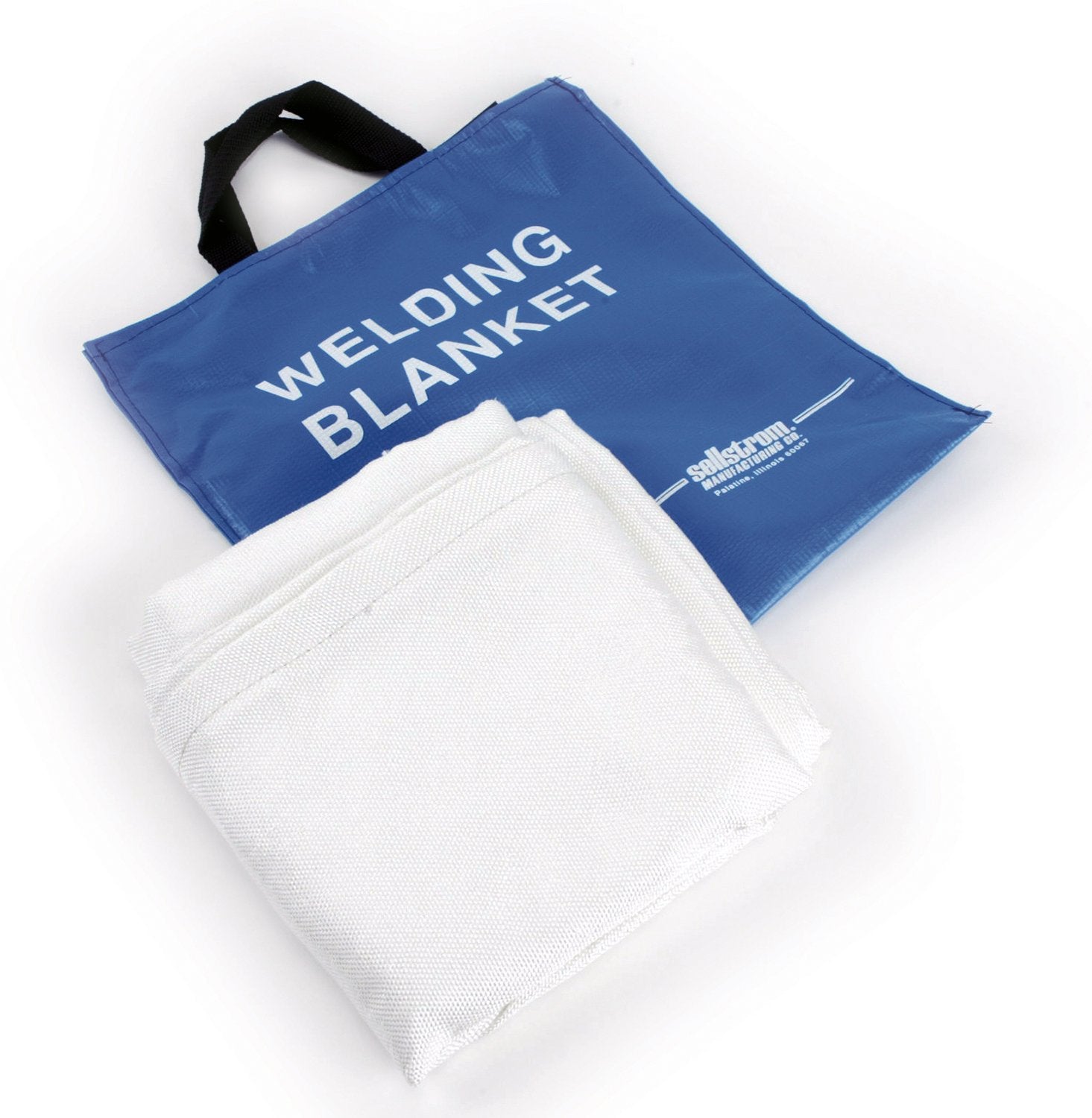 SELLSTROM Sellstrom S97455 High Temperature Resistant 100 Percent Fiberglass Welding Blanket 6 ft x 5 ft White