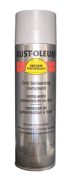 RUST-OLEUM Rust-Oleum V2185838 High Performance V2100 System Cold Galvanizing Compound Spray 20 oz Aerosol Can