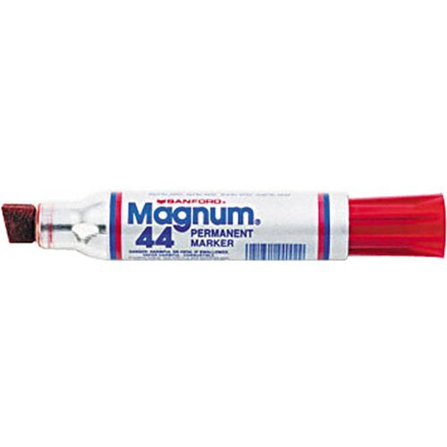 SHARPIE Sharpie 44002 Magnum Permanent Marker XL Chisel Tip Red