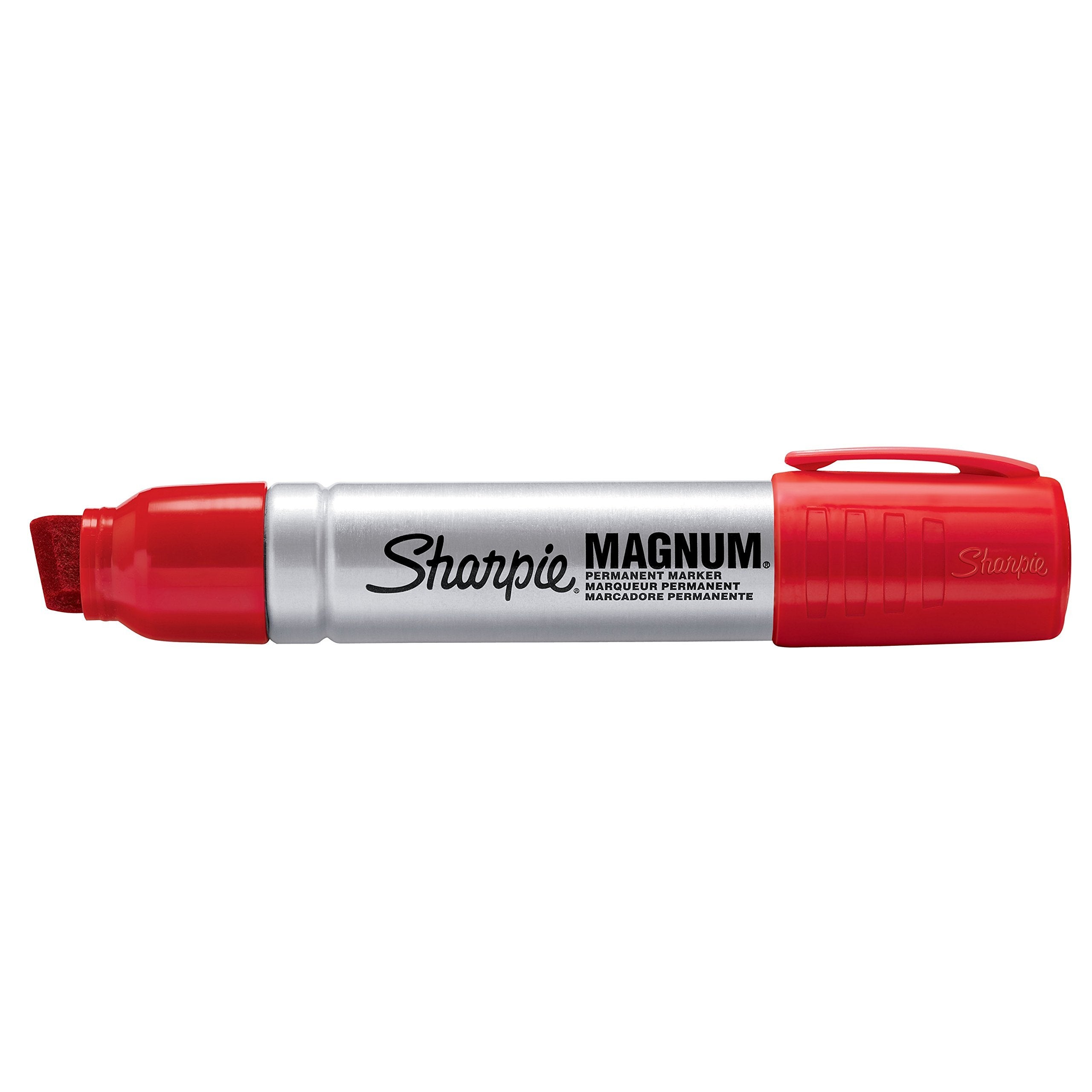 SHARPIE Sharpie 44002 Magnum Permanent Marker XL Chisel Tip Red