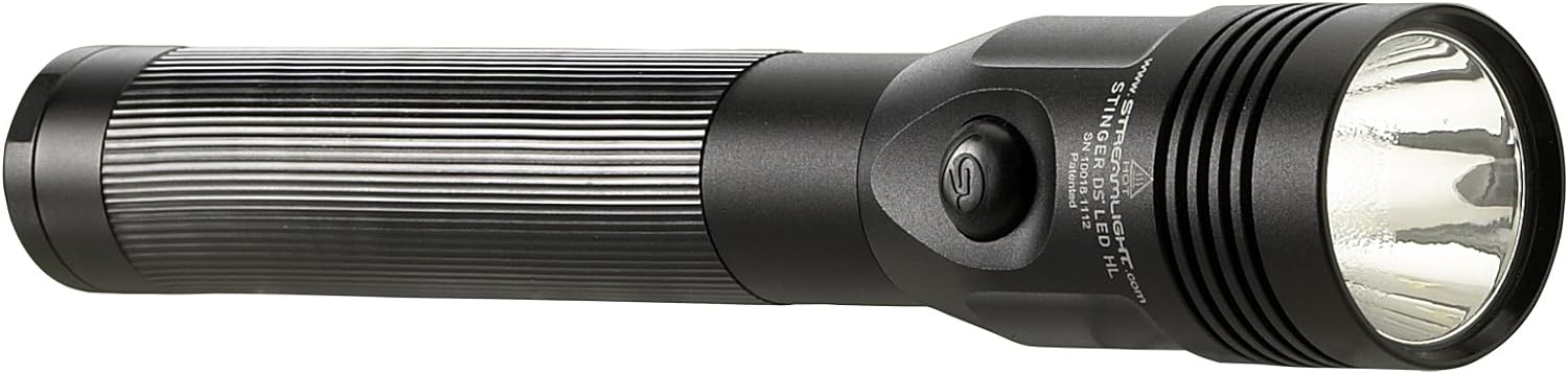 STREAMLIGHT Streamlight 75454 Stinger DS 800-Lumen LED High Lumen Rechargeable Flashlight with 120-Volt AC/12-Volt DC Charger and 2 Holders