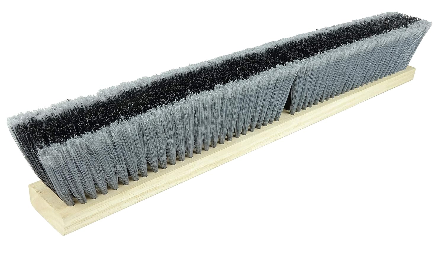 WEILER Weiler 44581 24 Block Size, Hardwood Block, Flagged Gray Polystyrene Fill, Contractor Medium Sweeping Broom