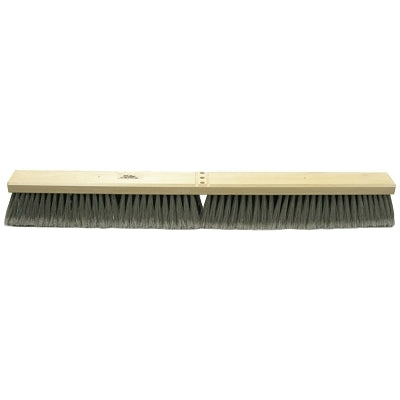 WEILER Weiler 44581 24 Block Size, Hardwood Block, Flagged Gray Polystyrene Fill, Contractor Medium Sweeping Broom
