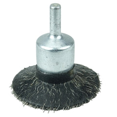Weiler 35233 2 Inch Polyflex Encapsulated Circular Flared Crimped Wire End Brush 0104 Steel Fill Pack of 2