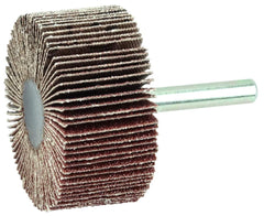 Weiler 52016 Tiger Coated Abrasive Flap Wheel 2 x 1 80AO 1/4 Stem