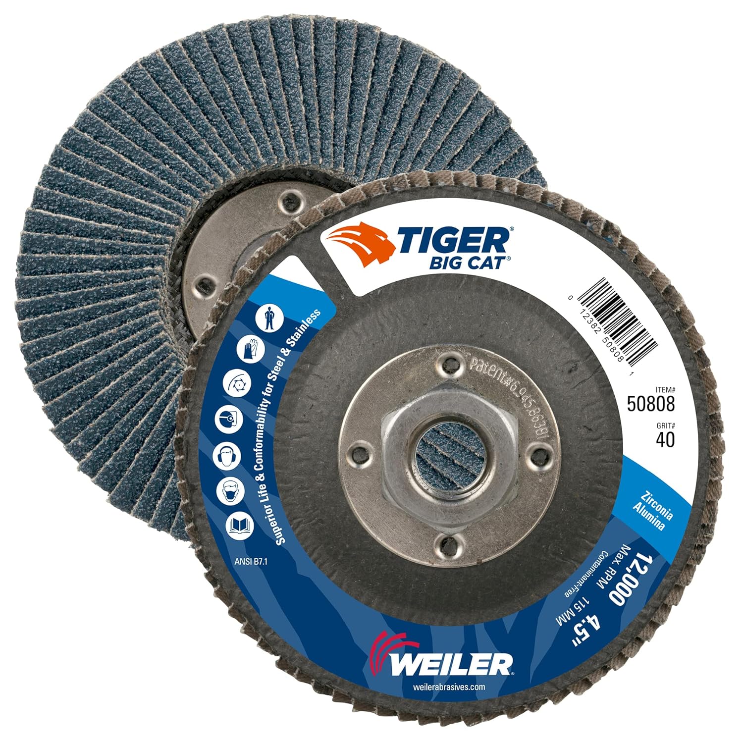 WEILER 50808 FLAP DISCS