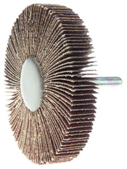 Weiler 52024 Tiger Coated Abrasive Flap Wheel 3 x 1/2, 1/4 Stem, 60 Grit, Pack of 10