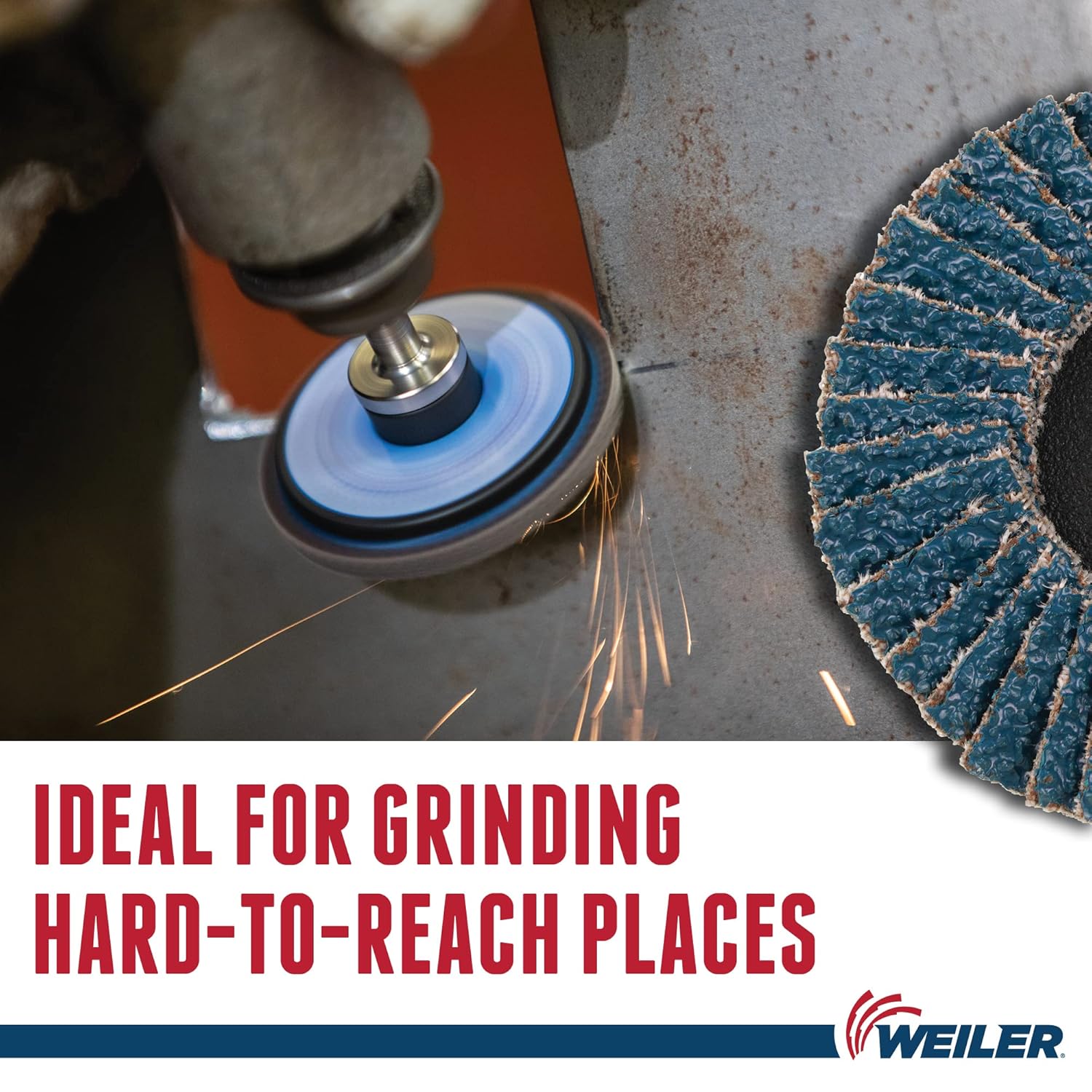 WEILER Weiler 50934 BobCat Flap Disc 60 Grit 2 inches