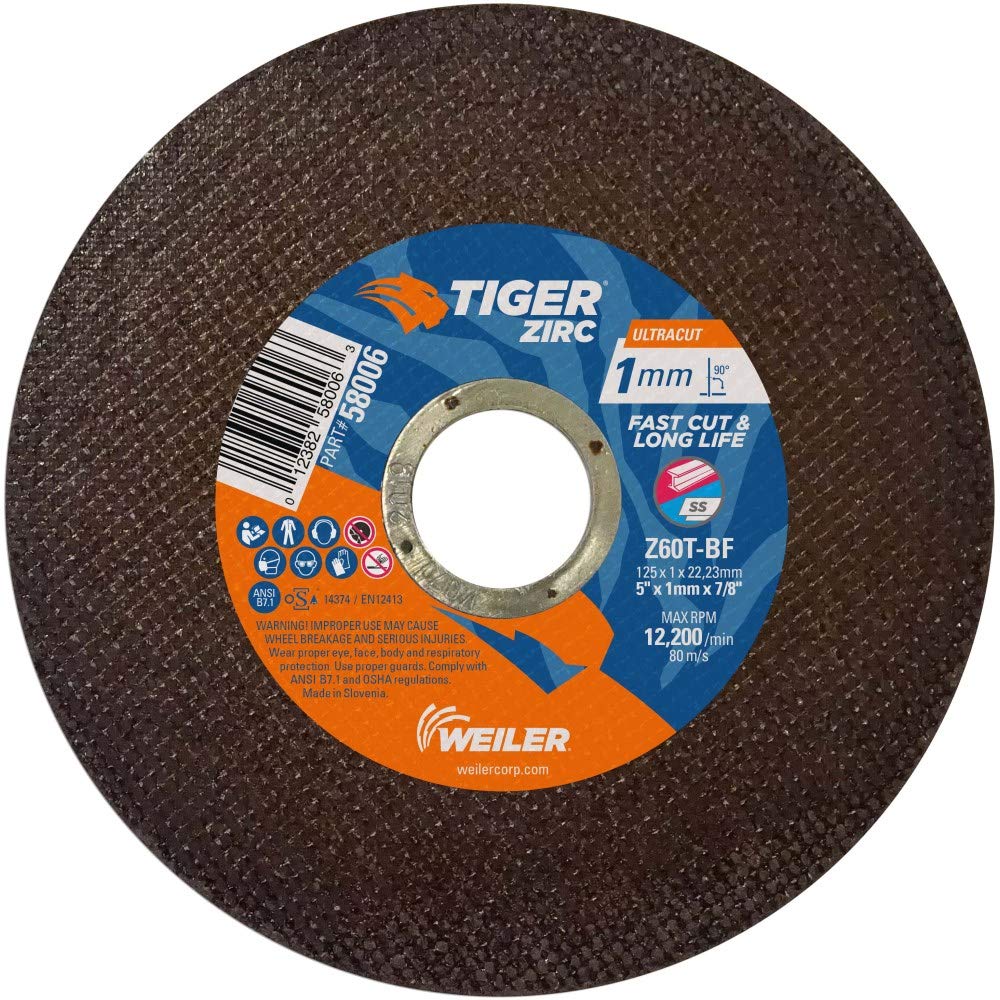 WEILER 58006 GRINDING & CUT OFF WHEELS