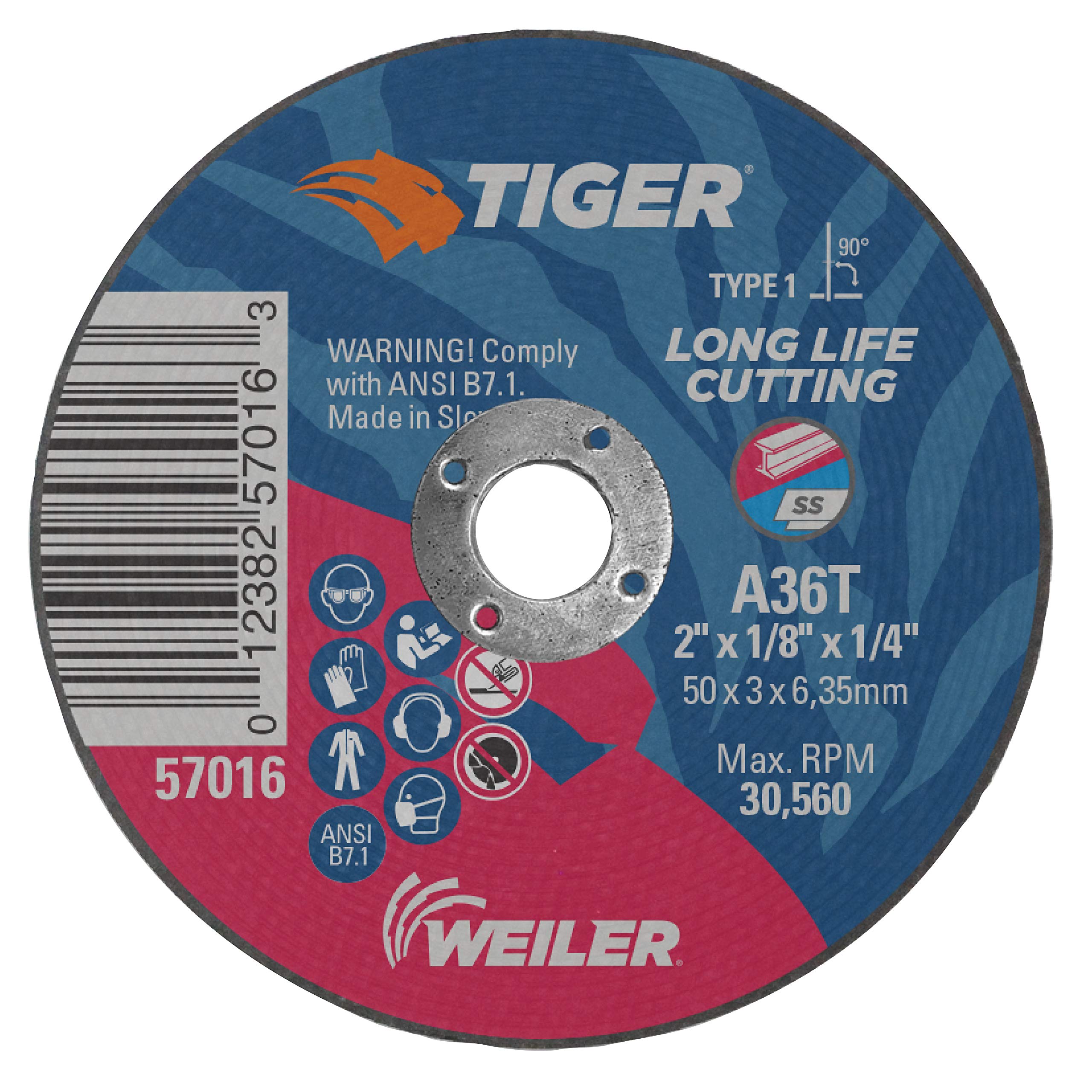 WEILER 57016 GRINDING & CUT OFF WHEELS