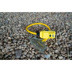 DIVERSITECH Southwire 14880023-6 2 FT 120V/15A Yellow 12/3 Cable GFCI Tri Cord