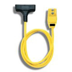 DIVERSITECH Southwire 14880023-6 2 FT 120V/15A Yellow 12/3 Cable GFCI Tri Cord