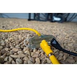 DIVERSITECH Southwire 14880023-6 2 FT 120V/15A Yellow 12/3 Cable GFCI Tri Cord