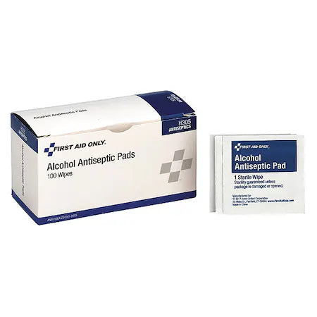 FIRST AID First Aid Only H305 Alcohol Cleansing Wipes 100/Box