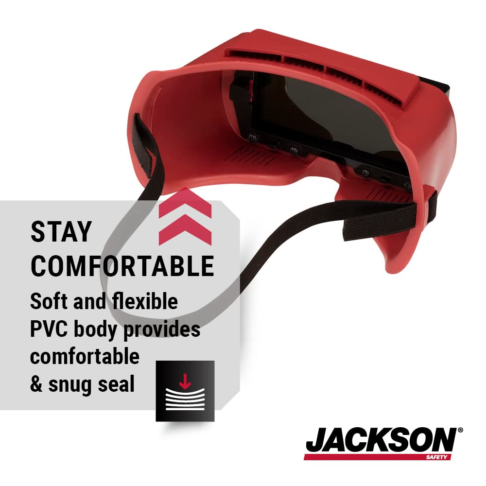 JACKSON SAFETY Jackson Safety 15991 Cutting Goggles Anti Fog Tinted IRUV Shade 5 Welding Cutting