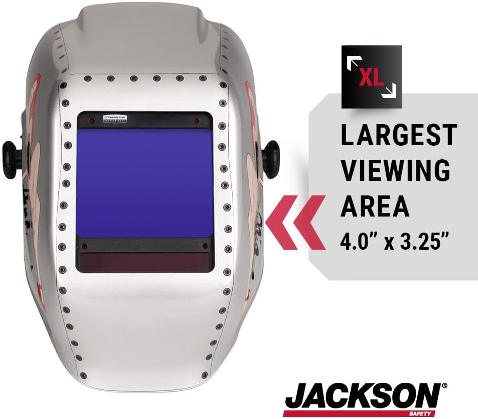 JACKSON SAFETY Jackson Safety 46163 TrueSight II Digital Welding Helmet Auto Darkening Variable SH5 to SH13