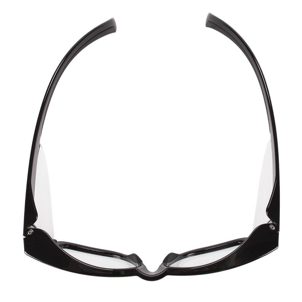 KLEENGUARD KleenGuard 49309 Maverick Polycarbonate Black Frame Safety Glass with Anti-fog Lens