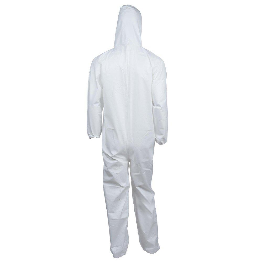 KLEENGUARD KleenGuard 44326 A40 XXXL White Microporous Coverall with Hood
