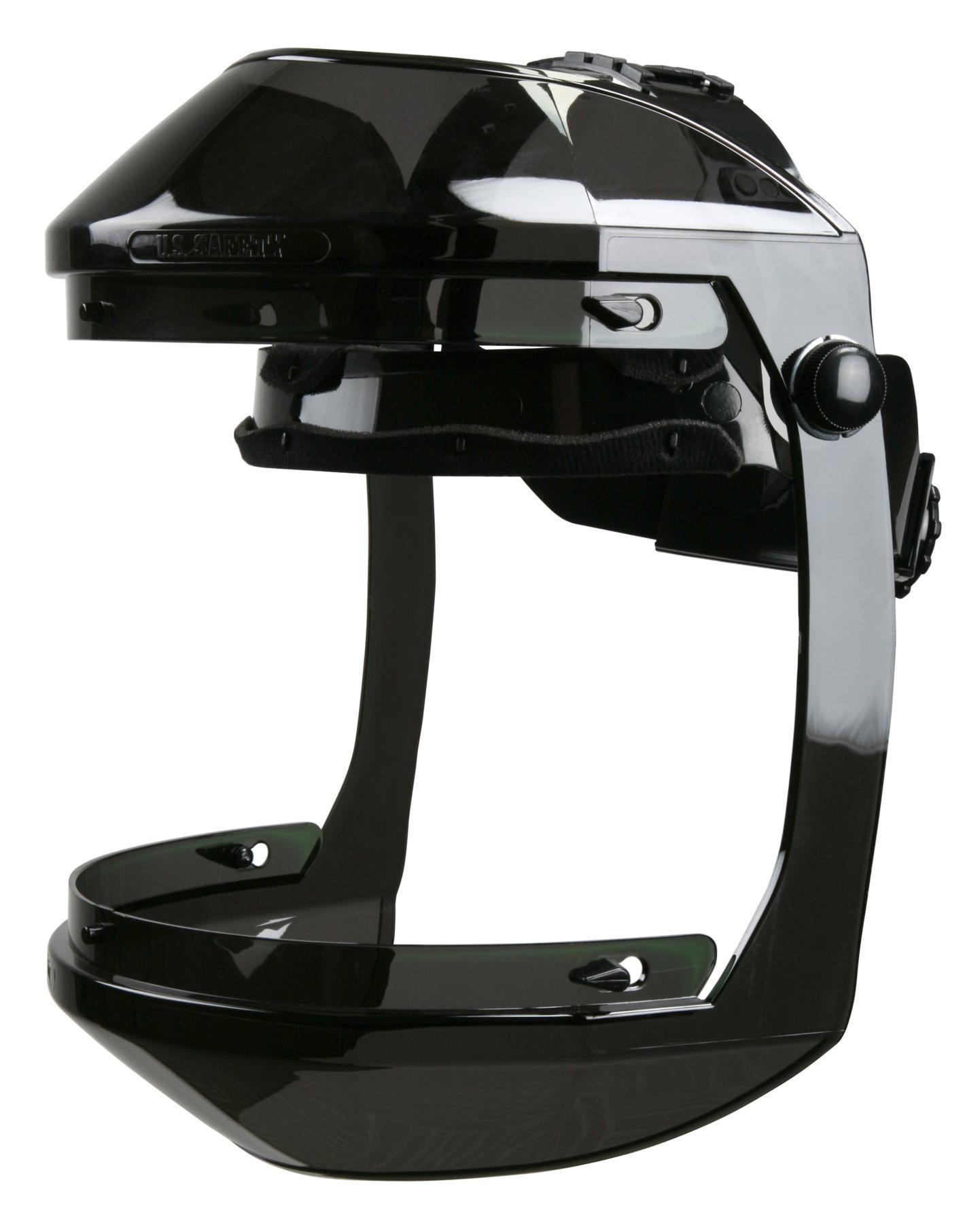 MCR SAFETY MCR Safety 483000 Double Matrix Headgear Gray Polycarbonate Ratchet Adjustment