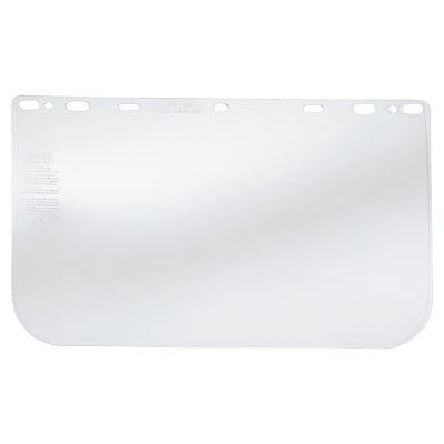 MCR SAFETY MCR Safety 101640 Polyethylene Terephthalate Universal Visor Safety Faceshield Clear 10-Inch by 15-1/2-Inch 0.040-Inch Thick