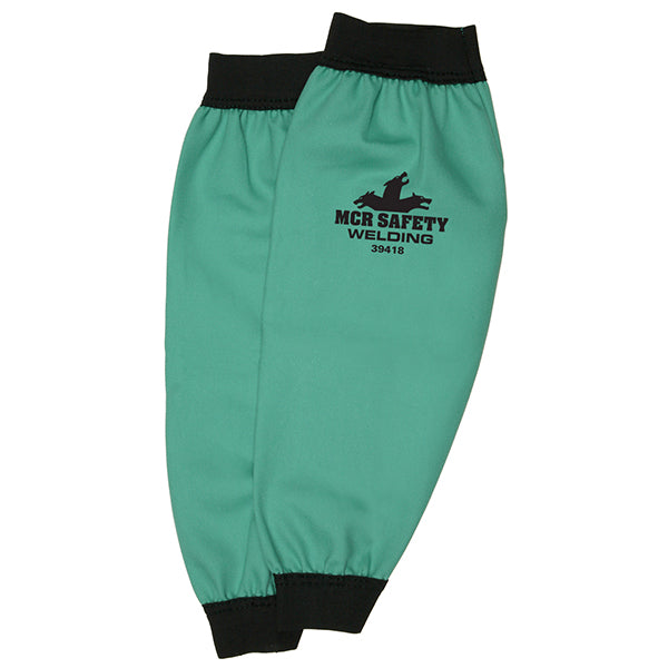 MCR SAFETY MCR Safety 39418 Flame Resistant Cotton Fabric Welding Sleeves 18 Inch Green MPN 39418