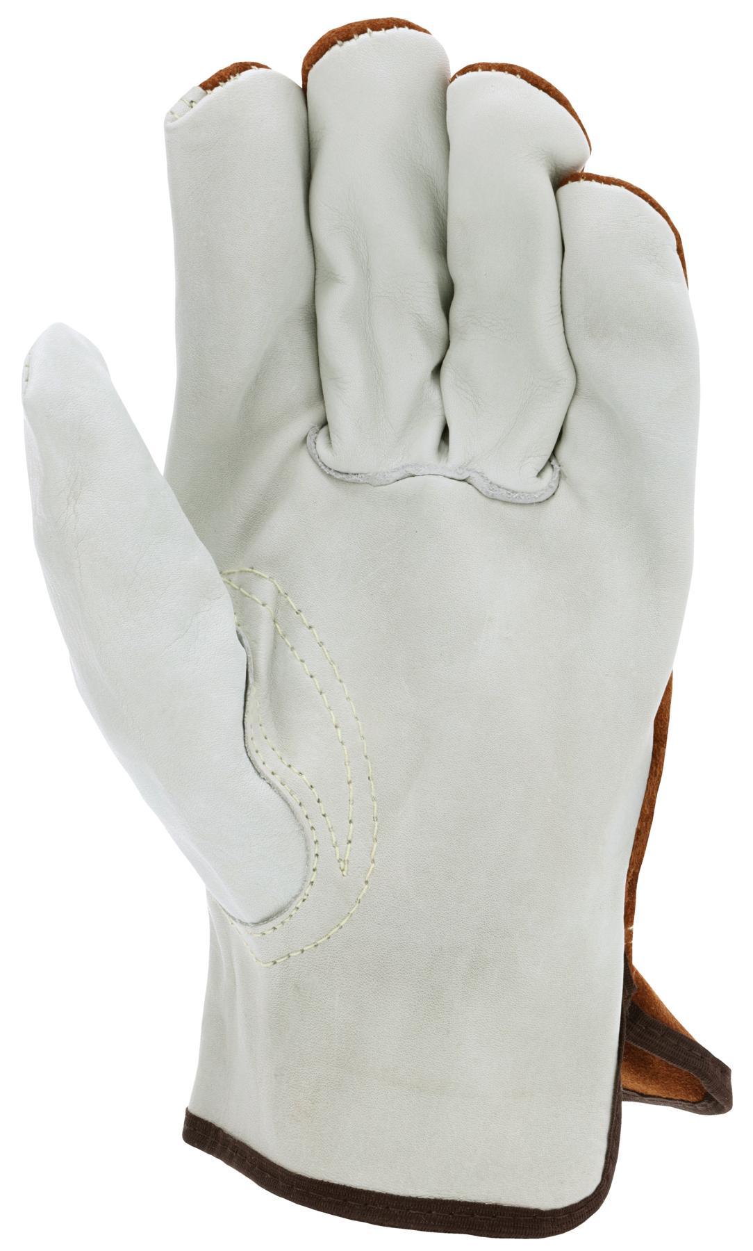 MCR SAFETY MCR Safety 3205L Industry Grade Cowhide Leather Driver Gloves Large