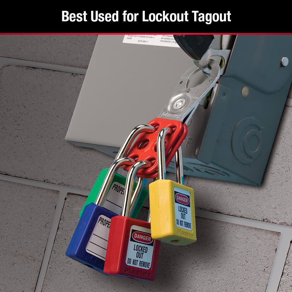 MASTER LOCK Master Lock 420 Hasp Lockout 1 Inch Jaw