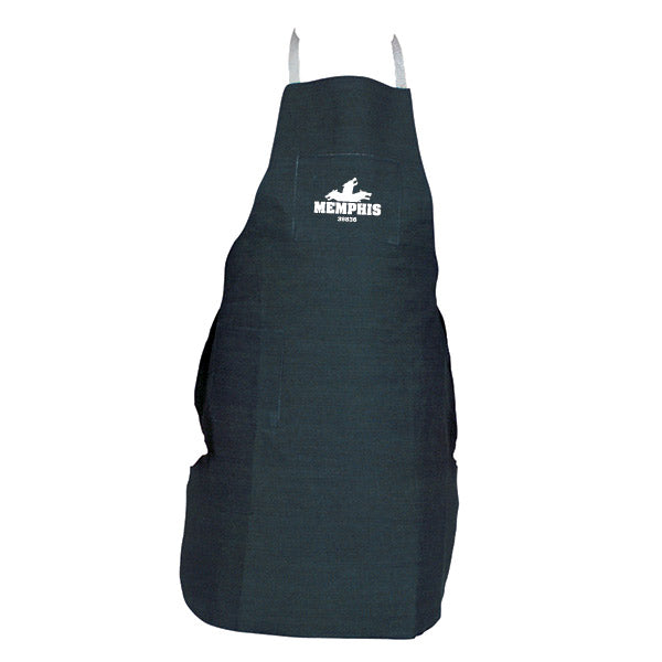 MCR SAFETY MCR Safety 39836 Denim Memphis Apron with 2 Pocket, Blue, 36-Inch